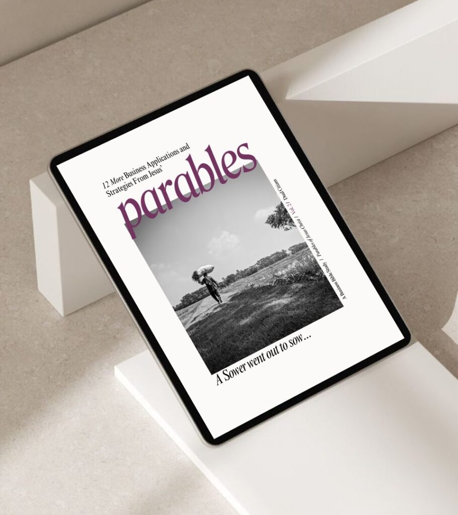 jesus' parables bible study for Christian entrepreneurs